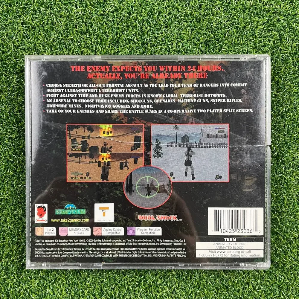 Spec Ops: Stealth Patrol (Sony PlayStation 1, 2000) Jewel Case